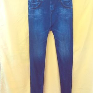 Jeggings-blue denim looking-women's-small